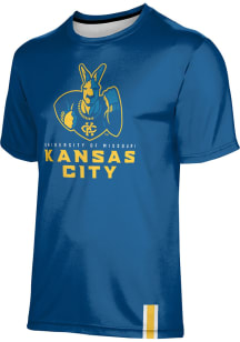 ProSphere UMKC Roos Blue Solid Short Sleeve T Shirt