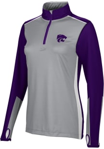 ProSphere K-State Wildcats Womens Purple Counter 1/4 Zip Pullover
