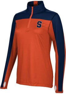 ProSphere Syracuse Orange Womens Orange Sharp 1/4 Zip Pullover