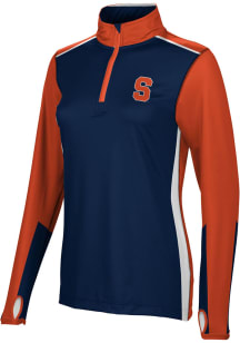 ProSphere Syracuse Orange Womens Orange Counter 1/4 Zip Pullover