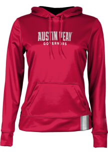 ProSphere Austin Peay Governors Womens Red Solid Hooded Sweatshirt
