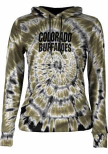 ProSphere Colorado Buffaloes Womens Black Tie Dye Hooded Sweatshirt