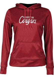 ProSphere Houston Cougars Womens Red Heather Hooded Sweatshirt