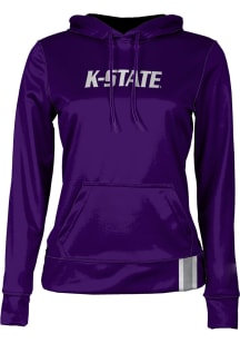 ProSphere K-State Wildcats Womens Purple Solid Hooded Sweatshirt