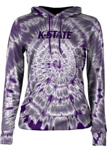 ProSphere K-State Wildcats Womens Purple Tie Dye Hooded Sweatshirt