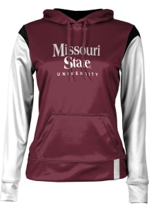 ProSphere Missouri State Bears Womens Maroon Tailgate Hooded Sweatshirt