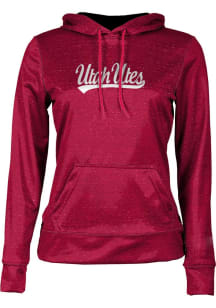 ProSphere Utah Utes Womens Red Heather Hooded Sweatshirt