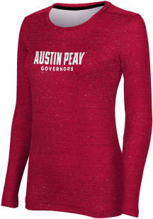 ProSphere Austin Peay Governors Womens Red Heather LS Tee
