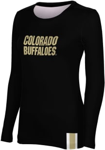 ProSphere Colorado Buffaloes Womens Black Solid LS Tee