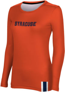 ProSphere Syracuse Orange Womens Orange Solid LS Tee