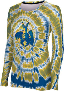ProSphere UMKC Roos Womens Blue Tie Dye LS Tee