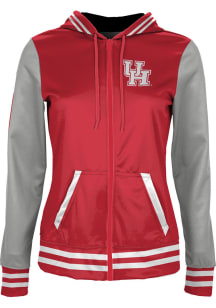 ProSphere Houston Cougars Womens Red Letterman Light Weight Jacket