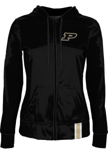 ProSphere Purdue Boilermakers Womens Black Solid Light Weight Jacket