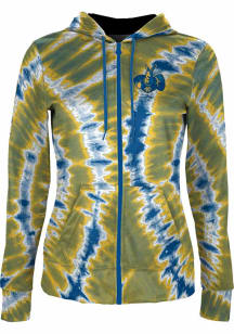 ProSphere UMKC Roos Womens Blue Tie Dye Light Weight Jacket