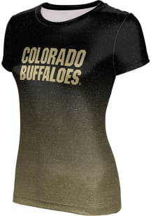 ProSphere Colorado Buffaloes Womens Black Ombre Short Sleeve T-Shirt