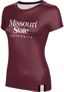 ProSphere Missouri State Bears Womens Maroon Solid Short Sleeve T-Shirt