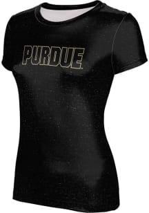Purdue Boilermakers Black ProSphere Heather Short Sleeve T-Shirt
