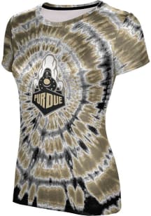 Purdue Boilermakers Black ProSphere Tie Dye Short Sleeve T-Shirt