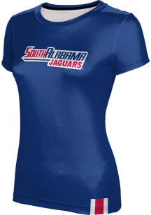 ProSphere South Alabama Jaguars Womens Navy Blue Solid Short Sleeve T-Shirt