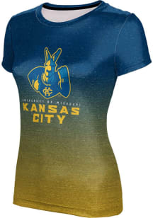 ProSphere UMKC Roos Womens Blue Ombre Short Sleeve T-Shirt