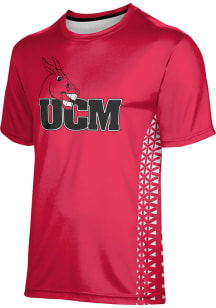 ProSphere Central Missouri Mules Red Geometric Short Sleeve T Shirt