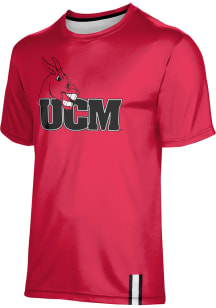 ProSphere Central Missouri Mules Red Solid Short Sleeve T Shirt