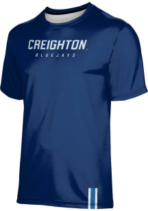ProSphere Creighton Bluejays Navy Blue Solid Short Sleeve T Shirt