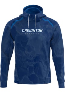 ProSphere Creighton Bluejays Mens Navy Blue Element Long Sleeve Hoodie