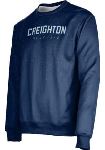 ProSphere Creighton Bluejays Mens Navy Blue Heather Long Sleeve Crew Sweatshirt