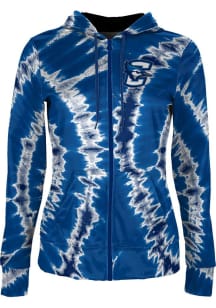 ProSphere Creighton Bluejays Womens Navy Blue Tie Dye Light Weight Jacket