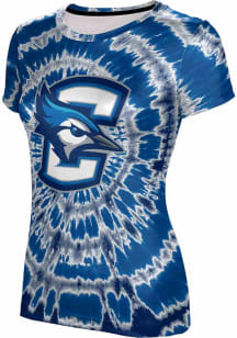 ProSphere Creighton Bluejays Womens Navy Blue Tie Dye Short Sleeve T-Shirt