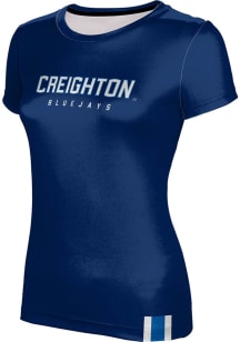 ProSphere Creighton Bluejays Womens Navy Blue Solid Short Sleeve T-Shirt
