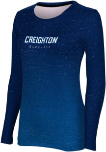 ProSphere Creighton Bluejays Womens Navy Blue Ombre LS Tee