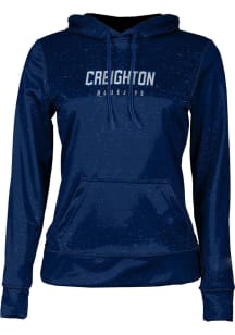 ProSphere Creighton Bluejays Womens Navy Blue Heather Hooded Sweatshirt