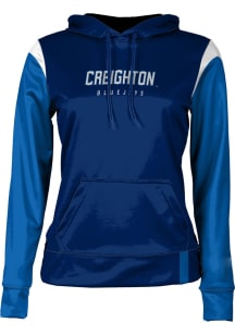ProSphere Creighton Bluejays Womens Navy Blue Tailgate Hooded Sweatshirt