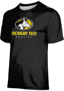 ProSphere Michigan Tech Huskies Black Heather Short Sleeve T Shirt