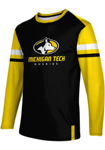 ProSphere Michigan Tech Huskies Black Old School Long Sleeve T Shirt