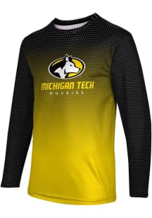 ProSphere Michigan Tech Huskies Black Zoom Long Sleeve T Shirt