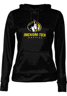 ProSphere Michigan Tech Huskies Womens Black Heather Hooded Sweatshirt