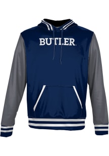 ProSphere Butler Bulldogs Youth Navy Blue Letterman Long Sleeve Hoodie