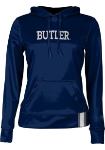 ProSphere Butler Bulldogs Womens Navy Blue Solid Hooded Sweatshirt
