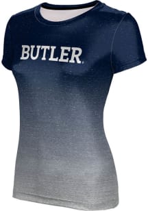 ProSphere Butler Bulldogs Womens Navy Blue Ombre Short Sleeve T-Shirt