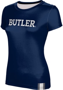 ProSphere Butler Bulldogs Womens Navy Blue Solid Short Sleeve T-Shirt
