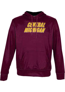 ProSphere Central Michigan Chippewas Youth Maroon Heather Long Sleeve Hoodie