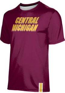 ProSphere Central Michigan Chippewas Youth Maroon Solid Short Sleeve T-Shirt