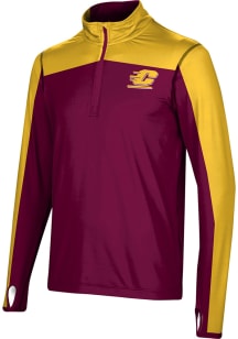 ProSphere Central Michigan Chippewas Mens Maroon Sharp Long Sleeve 1/4 Zip Pullover