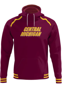 ProSphere Central Michigan Chippewas Mens Maroon Classic Long Sleeve Hoodie
