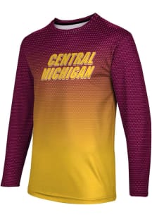 ProSphere Central Michigan Chippewas Maroon Zoom Long Sleeve T Shirt