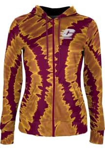 ProSphere Central Michigan Chippewas Womens Maroon Tie Dye Light Weight Jacket