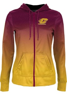 ProSphere Central Michigan Chippewas Womens Maroon Zoom Light Weight Jacket